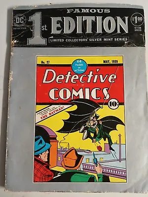 Buy DC Comics Detective Comics Famous 1st Edition Silver Mint Series C-28-- 1974 • 3.67£