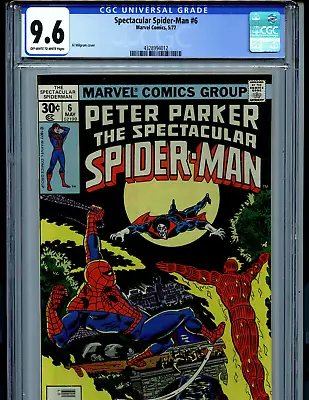 Buy Spectacular Spider-man Peter Parker #6 CGC 9.6 1977 Marvel Morbius Amricons K74 • 151.90£