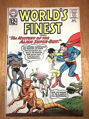Buy 1962 World's Finest Comics #124 Batman Superman Alien Super-Boy Nice Copy • 33.11£
