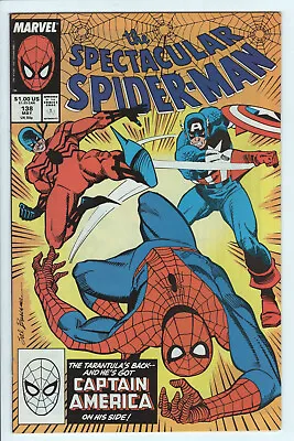 Buy SPECTACULAR SPIDER-MAN #138 - 5.5 - WP - VS Tarantula/Captain America- Tombstone • 2.77£