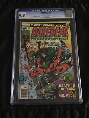 Buy Marvel 1978 Daredevil #153 CGC 9.8 Highest Graded Certified Copy! 1st Ben Urich! • 154.36£