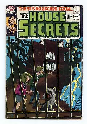 Buy House Of Secrets #81 GD 2.0 1969 1st App. Abel • 39.16£
