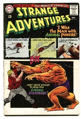 Buy STRANGE ADVENTURES #180-1966-Origin And First Appearance Of ANIMAL MAN DC • 266.09£