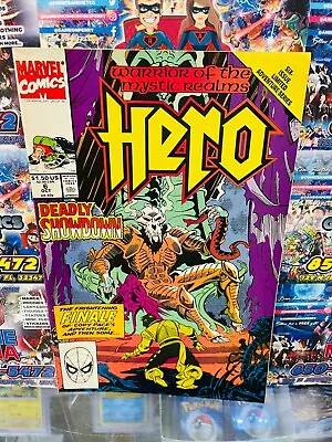Buy Marvel Comics Warrior Of The Mystic Realms HERO Vol 1 #6 Oct 1990 • 8£