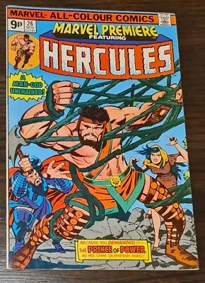 Buy Marvel Premiere #26 - 1st Solo Hercules - Marvel Comics MCU • 9.99£