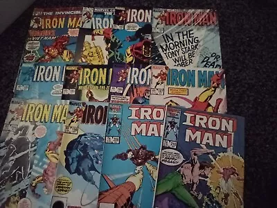 Buy Iron Man , 12 Marvel Comics , 1975 - 1986 . Good / Very Good Condition . T2.m1 . • 12.99£