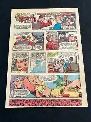 Buy #T02 KEVIN THE BOLD Kreigh Collins Lot Of 2 Sunday Tabloid Full Page Strips 1967 • 6.39£