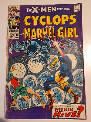 Buy X-Men #48 Sept 1968 Fair/Good 1.5 Marvel Girl, Cyclops, Beast • 9.99£
