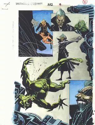 Buy Spectacular Spider-Man #222 P.11 Color Guide Art - Jackal - 1995 By John Kalisz • 19.77£