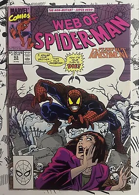Buy Web Of Spider-Man #63 (Marvel Comic Mister Fear Appearance) • 1.59£
