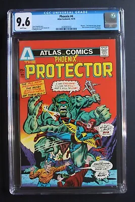 Buy Phoenix #4 LAST Atlas/Seaboard 1975 ORIGIN 1st PROTECTOR Superhero Movie CGC 9.6 • 85.95£