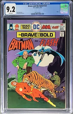 Buy Brave And The Bold #125 White Pages CGC 9.2 White - Batman & The Flash - RARE • 94.57£