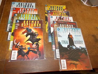 Buy Batman Superman - 9 Issues #1 #2 #3 #4 #8 #9 #10 #11 #12 DC 2013 VFN/NM • 13.99£