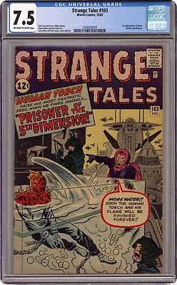 Buy Strange Tales #103 CGC 7.5 1962 1244342001 • 281.50£