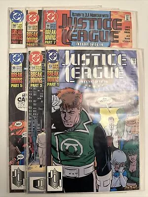 Buy 6 X DC Comics - Justice League Of America Issues #53 #54 #55 #56 #57 #58 • 4.99£