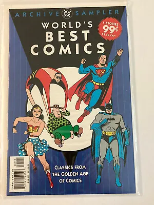 Buy World's Best Comics - Archive Samplers - Golden & Silver Age Issues - Lot Of 2 • 3.16£