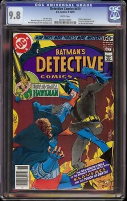 Buy Detective Comics # 479 CGC 9.8 White (DC, 1978) Clayface Appearance  • 217.23£