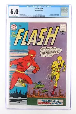 Buy Flash #139 - D.C. Comics 1963 CGC 6.0 Origin And 1st Appearance Of Professor Zoo • 544.73£