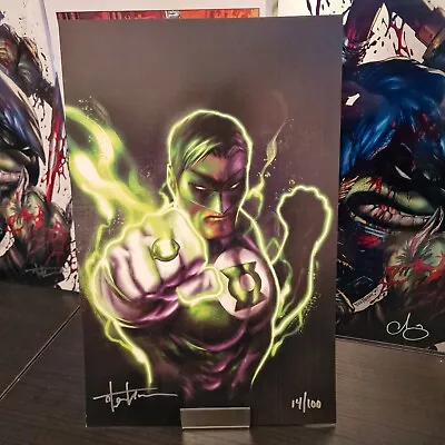 Buy Green Lantern 11x17 Art Print Signed By Tyler Kirkham W/COA 🔥 Toploader LTD 100 • 64.95£