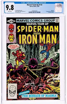 Buy Marvel Team-Up 110 CGC 9.8 Spider-Man & Iron Man 1981 White Pag Amazing Avengers • 148.58£