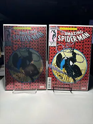 Buy Amazing Spider-Man #300 25th Anniversary Foil & Regular Facsimile Covers 2023 • 25.30£