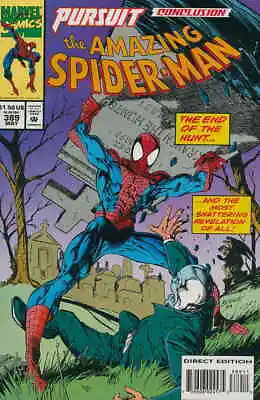 Buy Amazing Spider-Man, The #389 (with Card) FN; Marvel | Pursuit J.M. DeMatteis - W • 4.53£