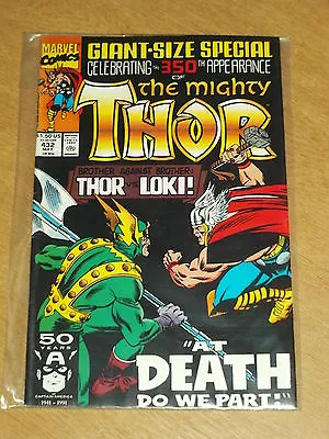 Buy Thor The Mighty #432 Vol 1 Marvel Giant 350th App Thor May 1991 • 9.99£