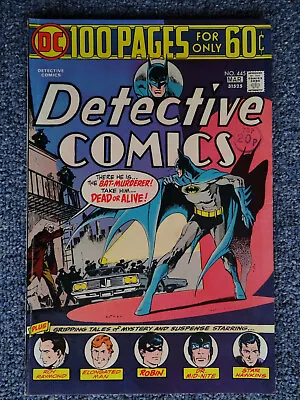 Buy DC Batman's Detective Comics Issue #445 (1975) Bronze Age, 100 Pages • 13.99£
