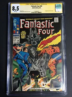 Buy Fantastic Four #80 1st Tomazooma 7th Highest Stan Lee SS CGC 8.0 1144806025 • 1,950£