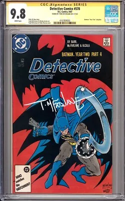 Buy DETECTIVE COMICS #578 - Year 2 Part 4 -  Signed TODD MCFARLANE  CGC 9.8 DC 1987 • 395£