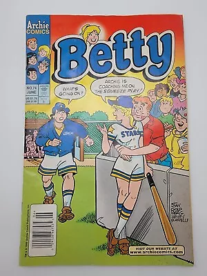 Buy Betty #74 ~ ARCHIE 1999 ~ BASEBALL - Stan Goldberg VF+ • 4.79£