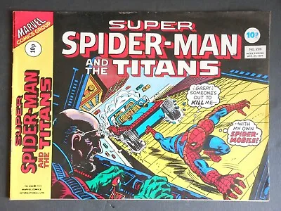 Buy SUPER SPIDER-MAN And THE TITANS Comic No. 220 27 April 1977 Marvel 36 Pages • 4.45£