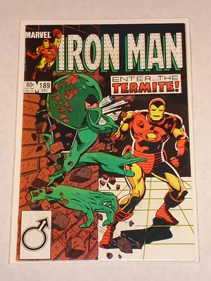Buy Ironman #189 Vol1 Marvel Comics Ant Man  December 1984 • 5.99£