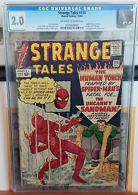Buy CGC 2.0 - Strange Tales #115 - Origin Of Dr. Strange - Marvel Comics • 137.97£
