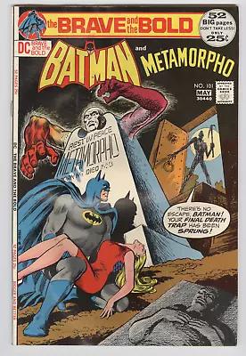 Buy Brave And The Bold #101 April 1972 G/VG 52-Page Giant Batman, Metamorpho • 2.36£