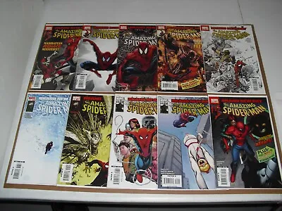Buy Lot Of 10 Amazing Spider-Man Run 550-559 All NM 2008! Marvel 551 552 553 554 555 • 47.43£