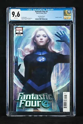 Buy Fantastic Four (2018) #1 CGC 9.6 Artgerm Invisible Woman Variant Cover • 80.24£