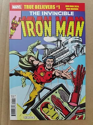Buy True Believers Iron Man #118 Nm Unread Key Reprint 1st James Rhodes War Machine • 3.95£