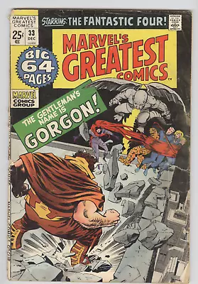Buy Marvel’s Greatest Comics #33 December 1971 G Fantastic Four , Inhumans • 3.21£