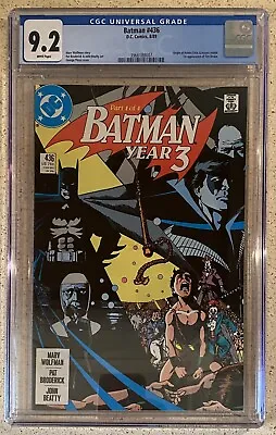 Buy BATMAN #436 (1989) CGC 9.2 NM- 1st Appearance Of Tim Drake—George Pérez Cover🔑 • 43.92£