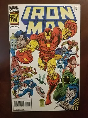 Buy Iron Man #319 1st Model XV Armor Marvel 1995 • 3.99£