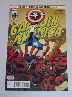 Buy Captain America #695 Marvel Comics January 2018 Nm (9.4) • 3.49£