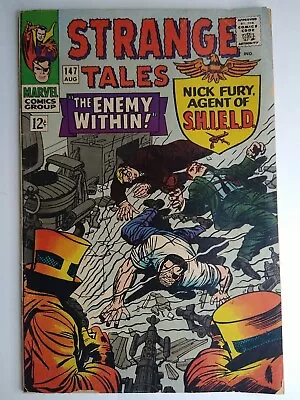 Buy Marvel Comics Strange Tales #147 Jack Kirby Cover 1st Appearance Kaluu FN/VF 7.0 • 21.82£