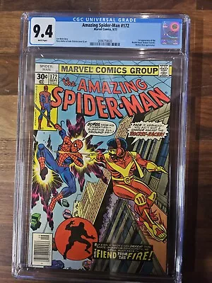 Buy The Amazing Spider-Man #172 (Marvel Comics September 1977) CGC 9.4 • 59.30£