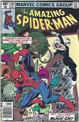 Buy Amazing Spider-man #204   Nm-...or Better Marv Wolfman Writer/editor Black Cat • 11.98£