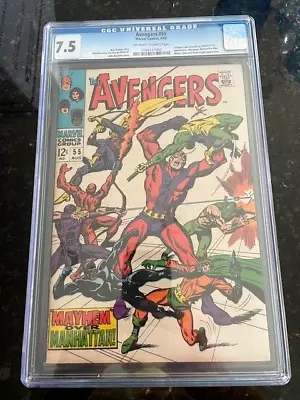 Buy Avengers #55 CGC 7.5 • 112.60£