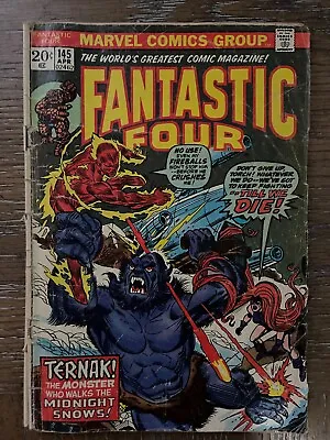 Buy Fantastic Four #145, Marvel, Fair, Nightmare In The Snow! • 4.02£