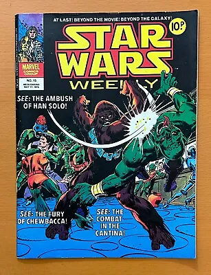 Buy Star Wars Weekly #15 (Marvel UK 1978) FN+ Condition Comic Magazine • 14.50£