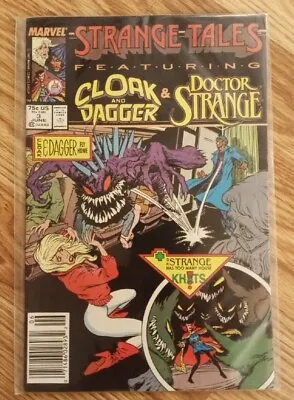 Buy Strange Tales #3 Featuring Cloak And Dagger & Dr. Strange Marvel Comics 1987  • 2.76£