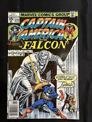 Buy Captain America And The Falcon Monumental Menace #222 1978 • 18.20£
